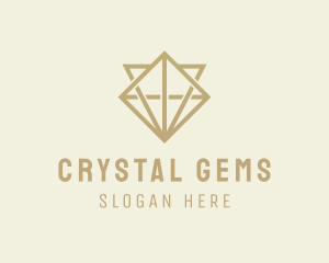 Diamond Jewelry Gem logo design