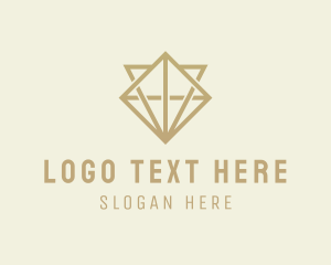 Expensive - Diamond Jewelry Gem logo design