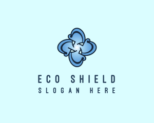 Floral Eco Spa logo design