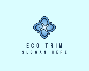 Floral Eco Spa logo design