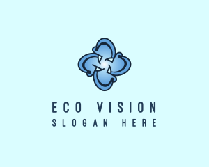 Floral Eco Spa logo design