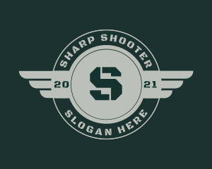 Rifle - Military Soldier Emblem logo design