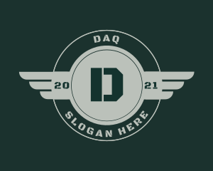 Wings - Military Soldier Emblem logo design