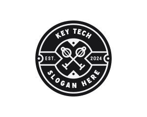 Hipster Key Realty logo design