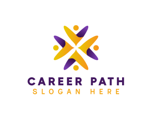 Job - Manpower Job Career logo design