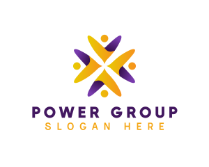 Social - Manpower Job Career logo design