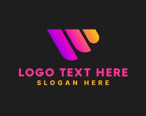 Organization - Digital Advertising Company Letter W logo design
