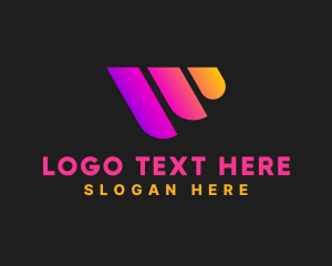 Simple - Digital Advertising Company Letter W logo design