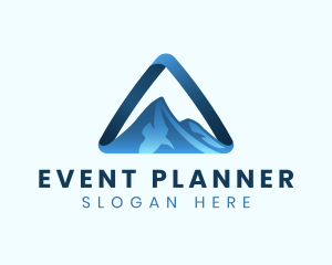 Himalayas - Triangle Mountain Summit logo design