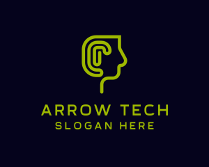 Artificial Intelligence Tech App logo design