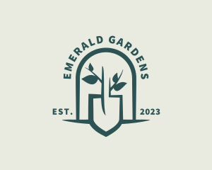 Plant Shovel Landscaping logo design