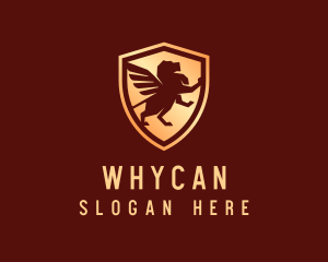 Clan - Winged Lion Security logo design
