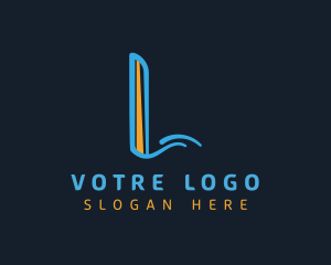 App - Modern Business Letter L logo design