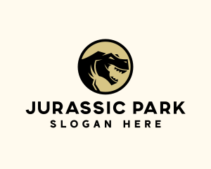 Jurassic - Beast Dinosaur Raptor logo design