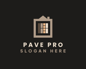 House Floor Tiling logo design