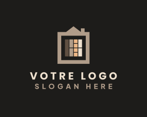 House Floor Tiling logo design