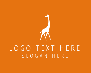 Safari - Wild Giraffe Sanctuary logo design