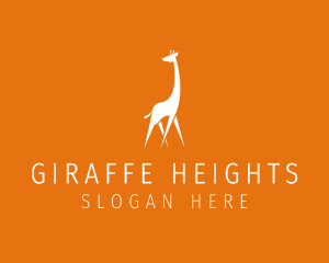 Wild Giraffe Sanctuary logo design