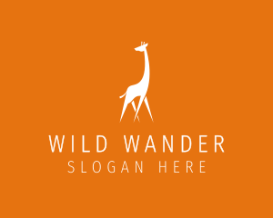 Wild Giraffe Sanctuary logo design