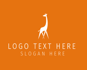 Zoo - Wild Giraffe Sanctuary logo design