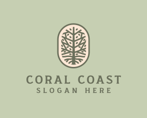 Mangrove Tree Branch logo design