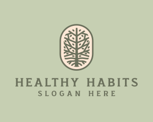 Nutrition - Mangrove Tree Branch logo design