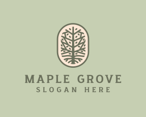 Mangrove Tree Branch logo design