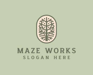 Mangrove Tree Branch logo design