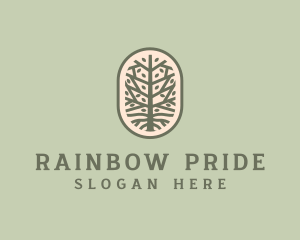 Mangrove Tree Branch logo design