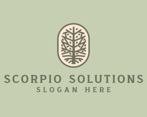 Mangrove Tree Branch logo design