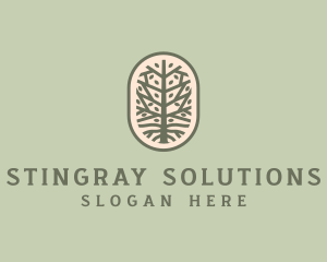 Mangrove Tree Branch logo design