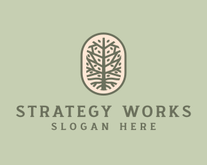 Mangrove Tree Branch logo design