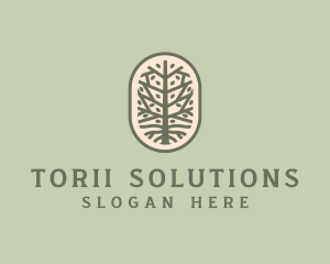 Mangrove Tree Branch logo design