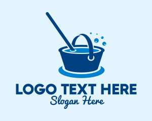 Cleaning - Cleaning Water Bucket logo design