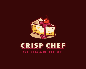 Cheesecake Pastry Dessert logo design