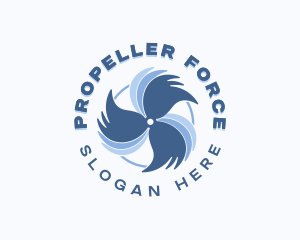 Propeller - Industrial Wind Propeller logo design