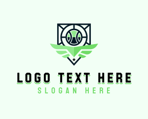 Sports - Tennis Sports Shield logo design