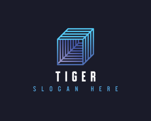 Cube Technology Digital logo design