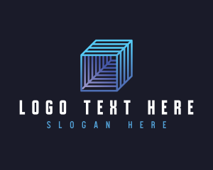 Box - Cube Technology Digital logo design