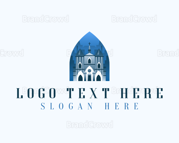 Gothic Cathedral Church Logo