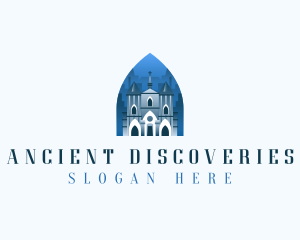 Gothic Cathedral Church logo design