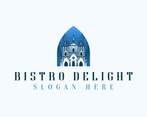 Gothic Cathedral Church logo design