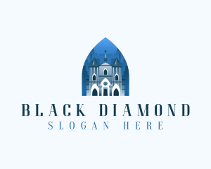 Gothic Cathedral Church logo design