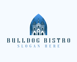 Gothic Cathedral Church logo design