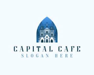 Gothic Cathedral Church logo design