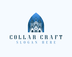 Gothic Cathedral Church logo design