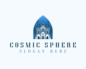 Gothic Cathedral Church logo design