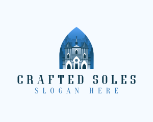 Gothic Cathedral Church logo design