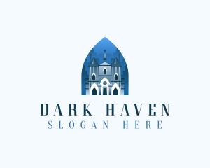 Gothic Cathedral Church logo design