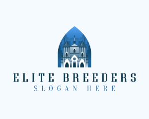 Gothic Cathedral Church logo design